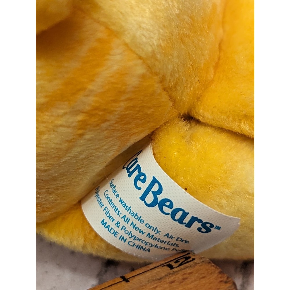 Care Bears Funshine Bear Tie Dye Special Edition 8" Vintage Plush (2003) - Picture 8 of 9